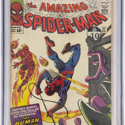 CGC Graded [7.0] MarvelAmazing Spider-Man #21 Silver Age ASM