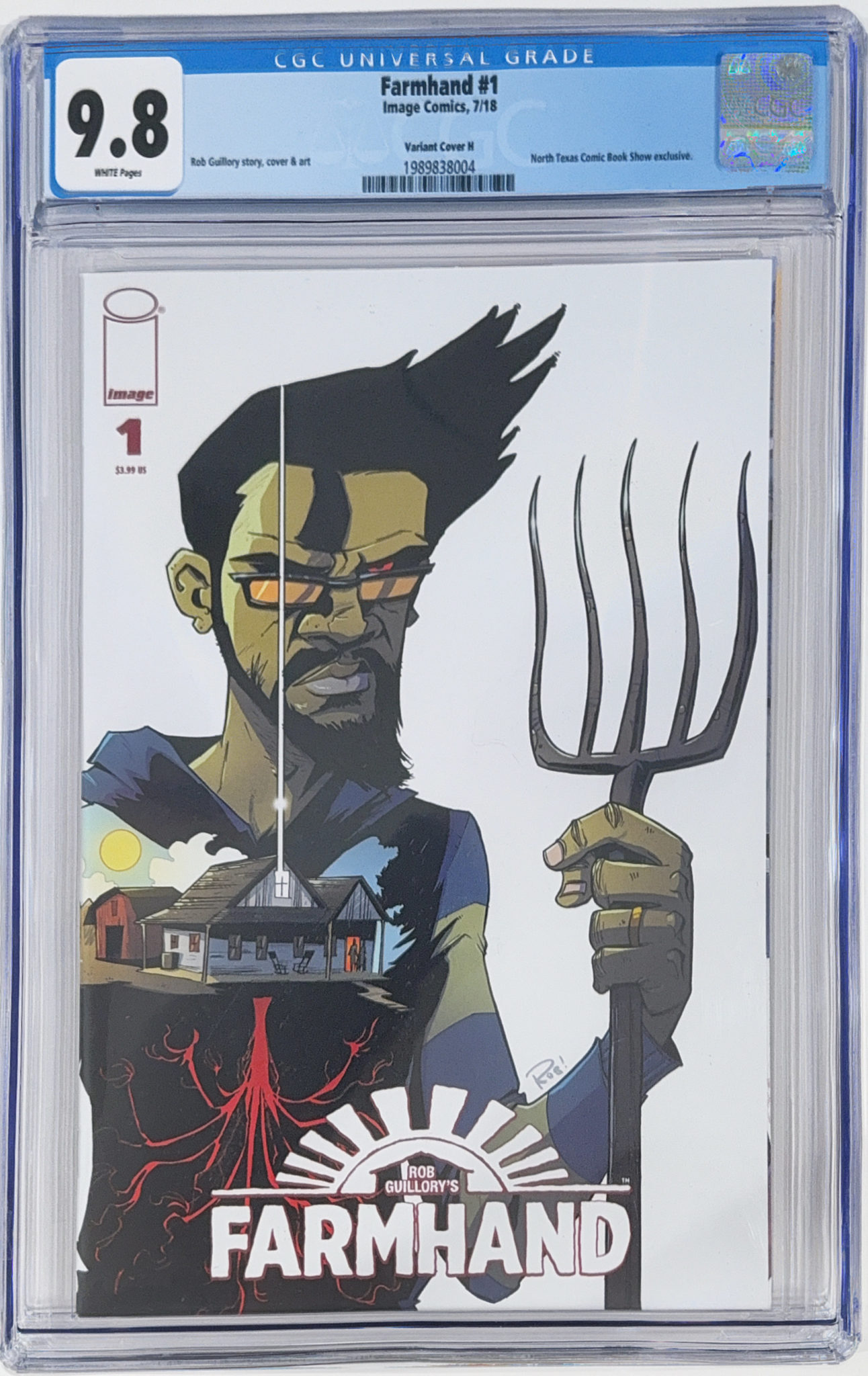 CGC Graded [9.8] ImageFarmhand #1 Texas Comic Show Exclusive