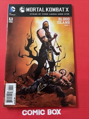 DC Comics Mortal Kombat X #11 2015 Low Print Run Blood Island Part 3 - Image 2