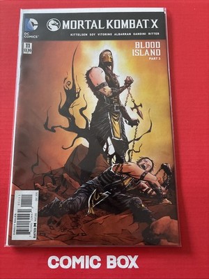 DC Comics Mortal Kombat X #11 2015 Low Print Run Blood Island Part 3