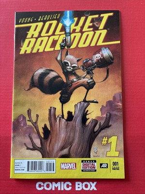 Marvel Comics Rocket Raccoon #1 2014 3rd Print Variant Skottie Young - Image 2