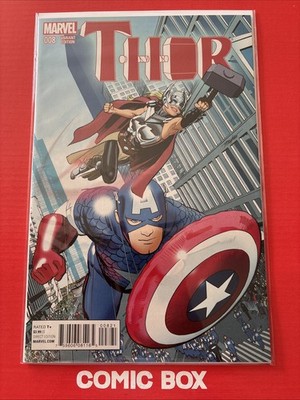 Marvel Comics Thor #8 2015 Captain America Variant Ltd