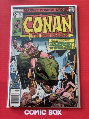 Marvel Comics Conan The Barbarian #74 1977 Bronze Age Cents