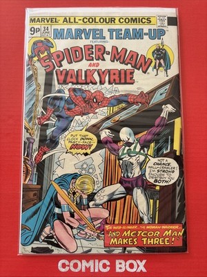 Marvel Comics Marvel Team-Up #35 1975 Bronze Age Spider-Man And Valkyrie