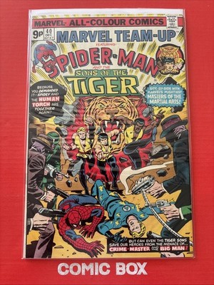 Marvel Comics Marvel Team-Up #40 1975 Bronze Spider-Man And Sons Of The Tiger