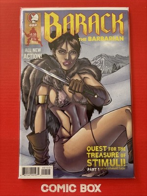 DDP Comics Barack The Barbarian #1 2009 Rare CVR B Variant