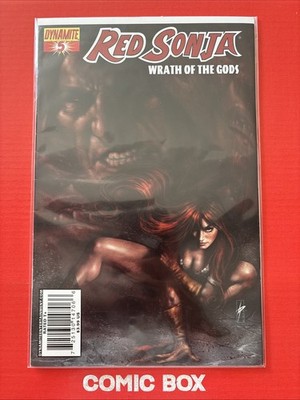 Dynamite Comics Red Sonja #5 2010 Parrillo Cover Wrath Of The Gods