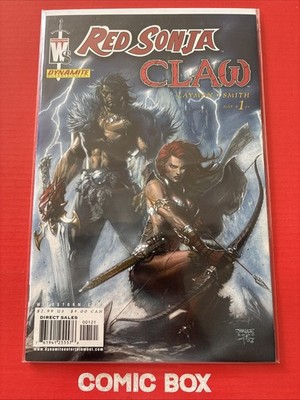 Dynamite Comics Red Sonja #1 2006 Jim Lee Variant Cover Claw