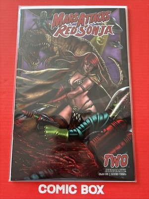 Dynamite Comics Mars Attacks Red Sonja #2 2020 CVR C Strati 1:20 Variant