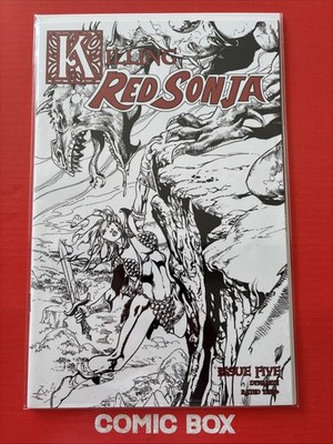 Dynamite Comics Killing Red Sonja #5 Castro Sketch Variant