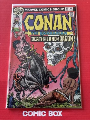 Marvel Comics Conan The Barbarian #62 1976 Bronze Age Cents