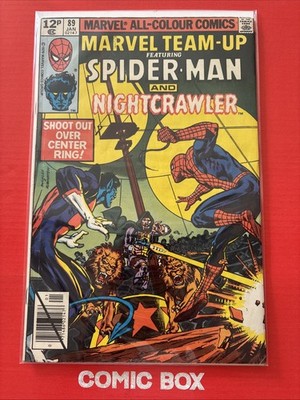 Marvel Comics Marvel Team-Up #89 1980 Bronze Age Spider-Man And Night Crawler