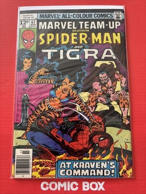 Marvel Comics Marvel Team-Up #67 1977 Bronze Age Spider-Man &Tigra