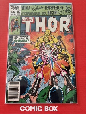 Marvel Comics The Mighty Thor #315 1981 Bronze Age Rare Newsstand Variant