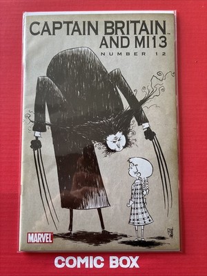 Marvel Comics Captain Britain And MI13 #12 2009 1:10 Wolverine Variant Skottie Y