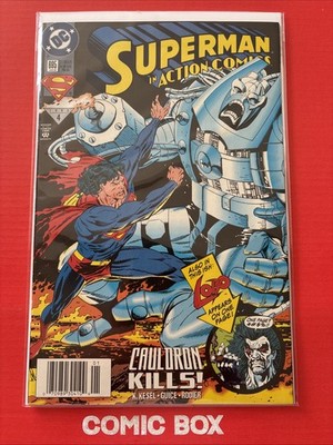 DC Comics Superman Action Comics #695 1994 Very Rare Newsstand Variant