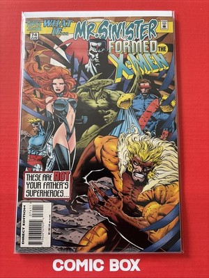 Marvel Comics X-men #74 1998 Low Print Run What If Mr.sinister Formed The X-men