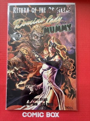 Moonstone Comics Return Of The Monsters #0 2011 Horror Domino Lady Vs Mummy