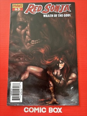 Dynamite Comics Red Sonja #5 2010 Parrillo Cover Wrath Of The Gods - Image 4