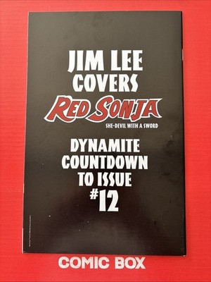 Dynamite Comics Red Sonja #1 2006 Jim Lee Variant Cover Claw - Image 5