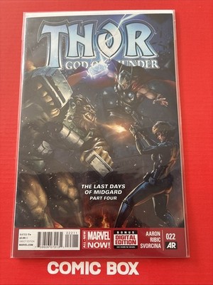 Marvel Comics Thor God Of Thunder #22 2014 Last Day Of Midgard Part Four