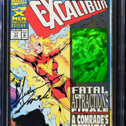CGC Graded [9.2] MarvelExcalibur #71 Signed Madureira & Robertson