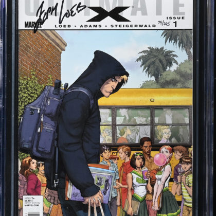 CGC Graded [9.6] MarvelUltimate X #1 Signed by Jeph Loeb