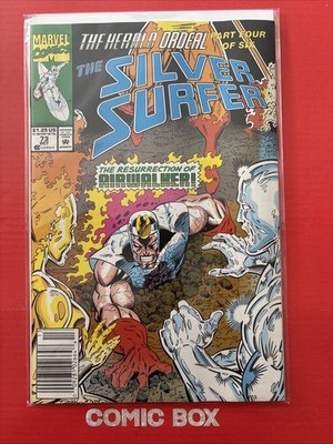 The Silver Surfer #73 1992 Rare Newsstand Variant The Herald Ordeal Part 4 Of 6