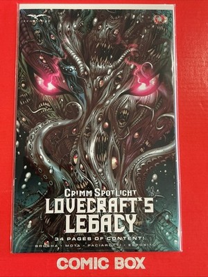Zenescope Comics Grimm Spotlight Lovecraft’s Legacy Scarce In Uk 2023