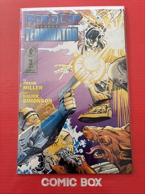 Dark Horse Comics Robocop Versus The Terminator #3 1992 With Card Insert