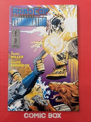 Dark Horse Comics Robocop Versus The Terminator #3 1992 With Card Insert - Image 2