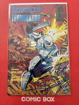Dark Horse Comics Robocop Versus The Terminator #2 1992 With Card Insert