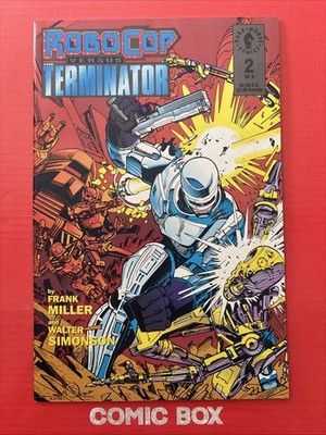 Dark Horse Comics Robocop Versus The Terminator #2 1992 With Card Insert - Image 2