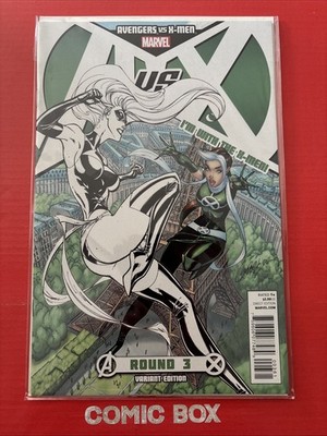 Marvel Comics Avengers Vs X-Men #3 2012 J.Scott Campbell Partial Sketch Variant
