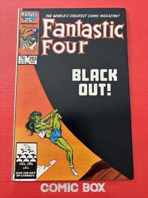 Marvel Comics Fantastic Four #293 1986 Vol.1 Black Out - Image 2