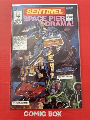 Harrier Comics Sentinel #3 1987 Vintage Sci-Fi Space Pier Drama!