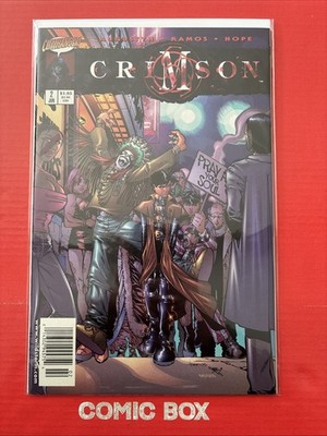Cliffhanger Comics Crimson #2 1998 Variant Rare Newsstand Variant