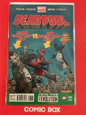Marvel Comics Deadpool #3 Rare Third Printing Green Label 2013