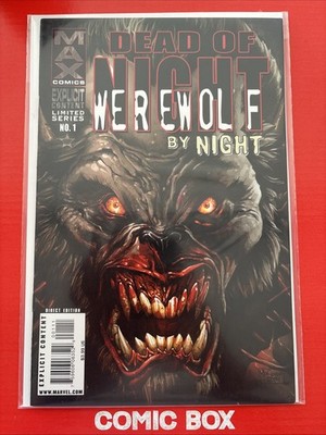 MAX Marvel Comics Dead Of Night Werewolf By Night #1 2009