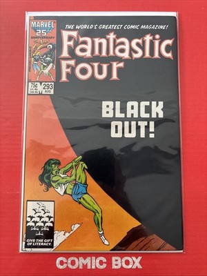 Marvel Comics Fantastic Four #293 1986 Vol 1 Black Out