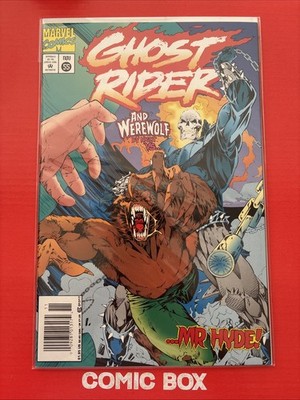 Marvel Comics Ghost Rider #55 1994 Scarce Newsstand Variant WWBN Crossover