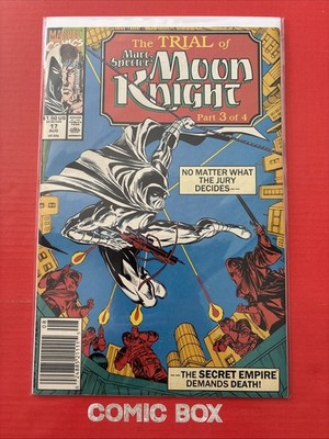Marvel Comics Moon Knight #17 1990 Rare Newsstand Variant