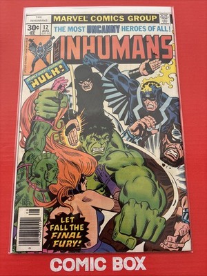 Marvel Comics The Inhumans #12 1977 Bronze Age Cents