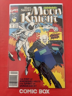 Marvel Comics Moon Knight #25 1990 Rare Newsstand Variant