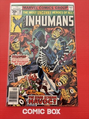 Marvel Comics The Inhumans #10 1977 Bronze Age Cents