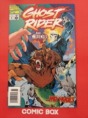 Marvel Comics Ghost Rider #55 1994 Scarce Newsstand Variant WWBN Crossover - Image 4