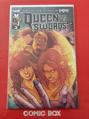 Vault Comics Queen Of Swords #3 2023 Cover B Variant Rare In UK