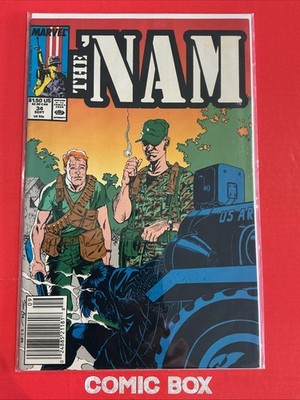 Marvel Comics The NAM #34 Rare Newsstand Variant 1989