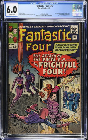 <b>CGC Graded [6.0] Marvel<br> Fantastic Four #36</b><br><p style="font-size:10px"> 1st App of Frightful Four</p>