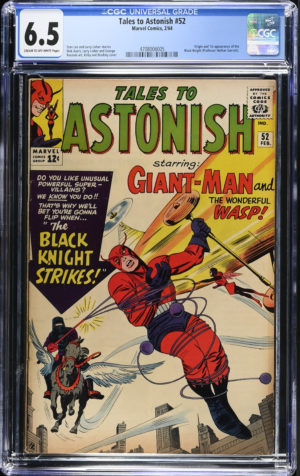 <b>CGC Graded [6.5] Marvel<br> Tales to Astonish #52</b><br><p style="font-size:10px"> 1st App Black Knight</p>